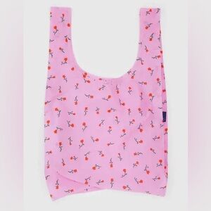 BAGGU Standard Reusable Bag- Painted Wildflower Nylon Packable Bag